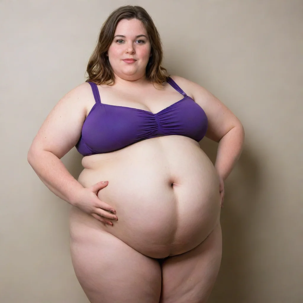 amazing big belly girl awesome portrait 2