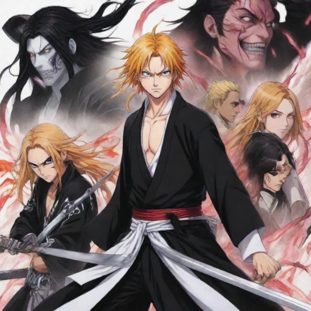 aiamazing bleach with demon slayer  awesome portrait 2