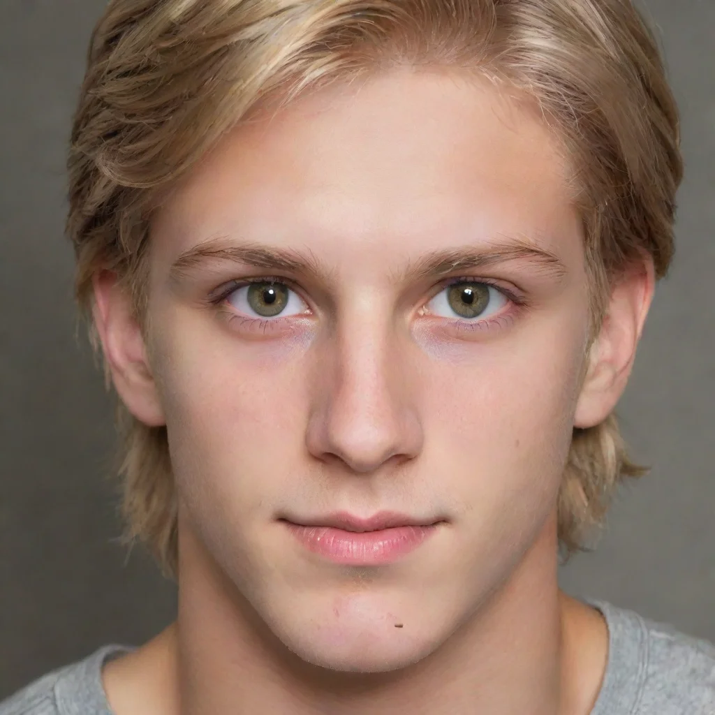 aiamazing blond hair and hazel eyes%2C male 17 awesome portrait 2