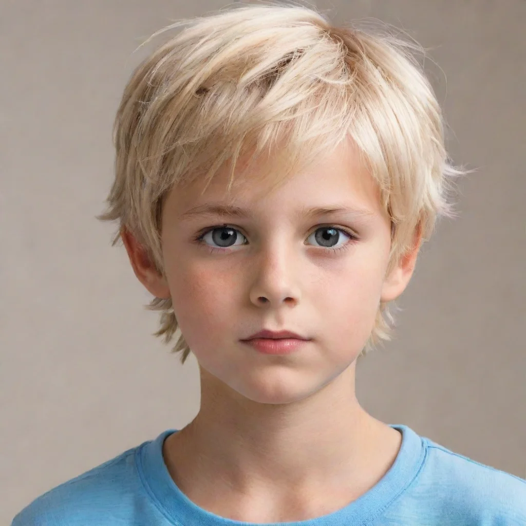 aiamazing blonde hair boy awesome portrait 2