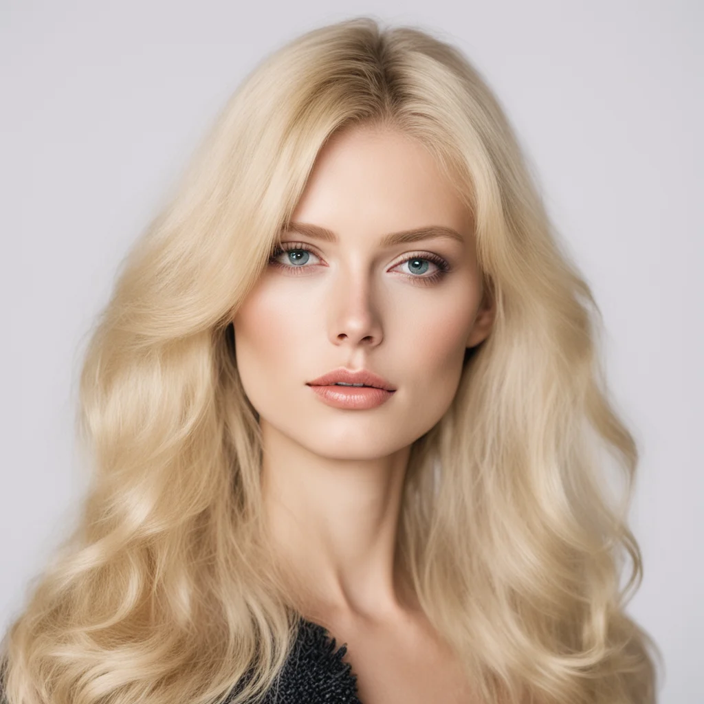 aiamazing blonde woman awesome portrait 2