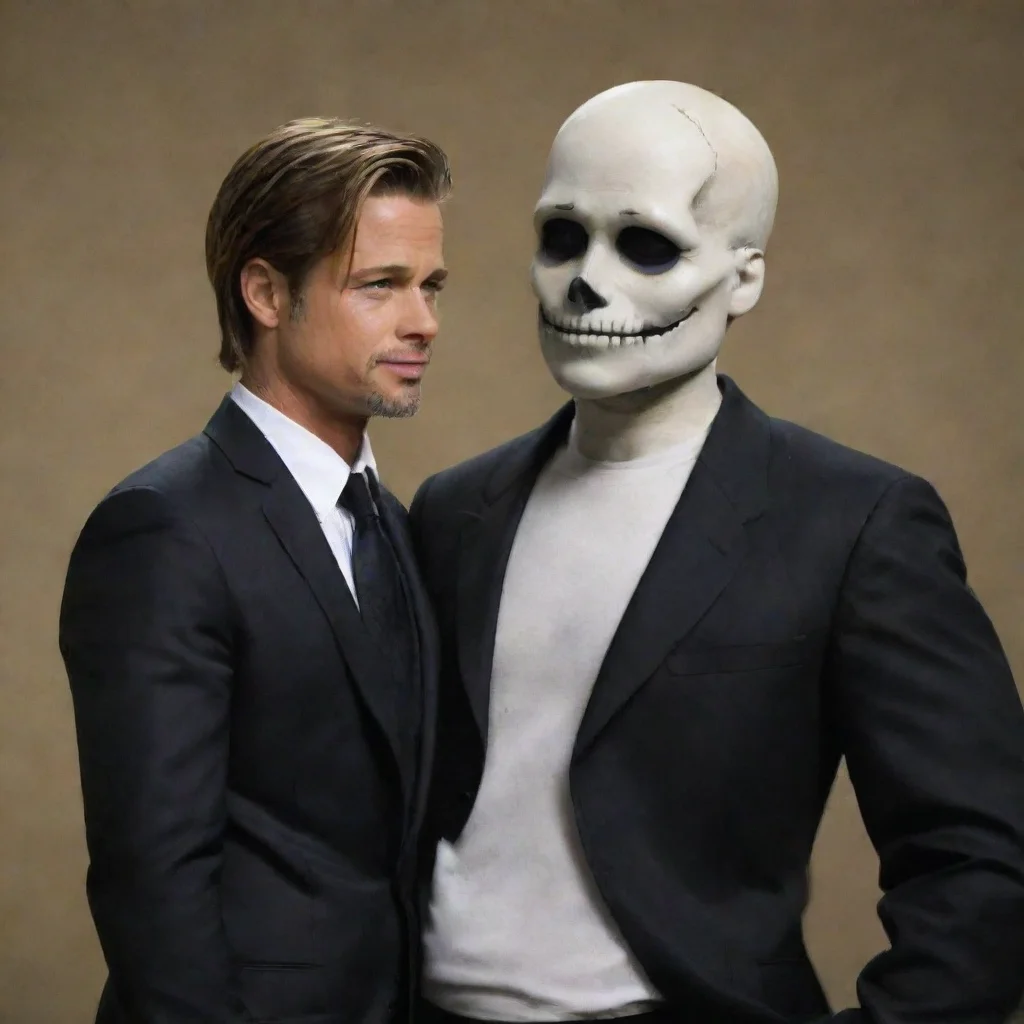aiamazing brad pitt and sans awesome portrait 2