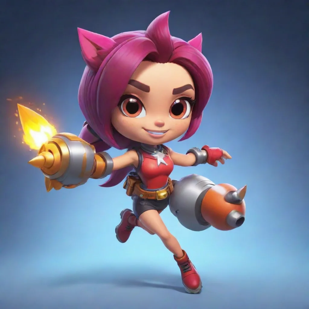 aiamazing brawlstars%2C janet%2C rocket girl%2C cute awesome portrait 2