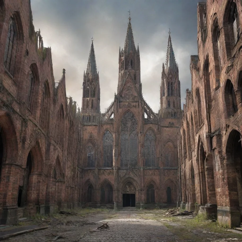 amazing bremen dom in the post apocalypse  awesome portrait 2