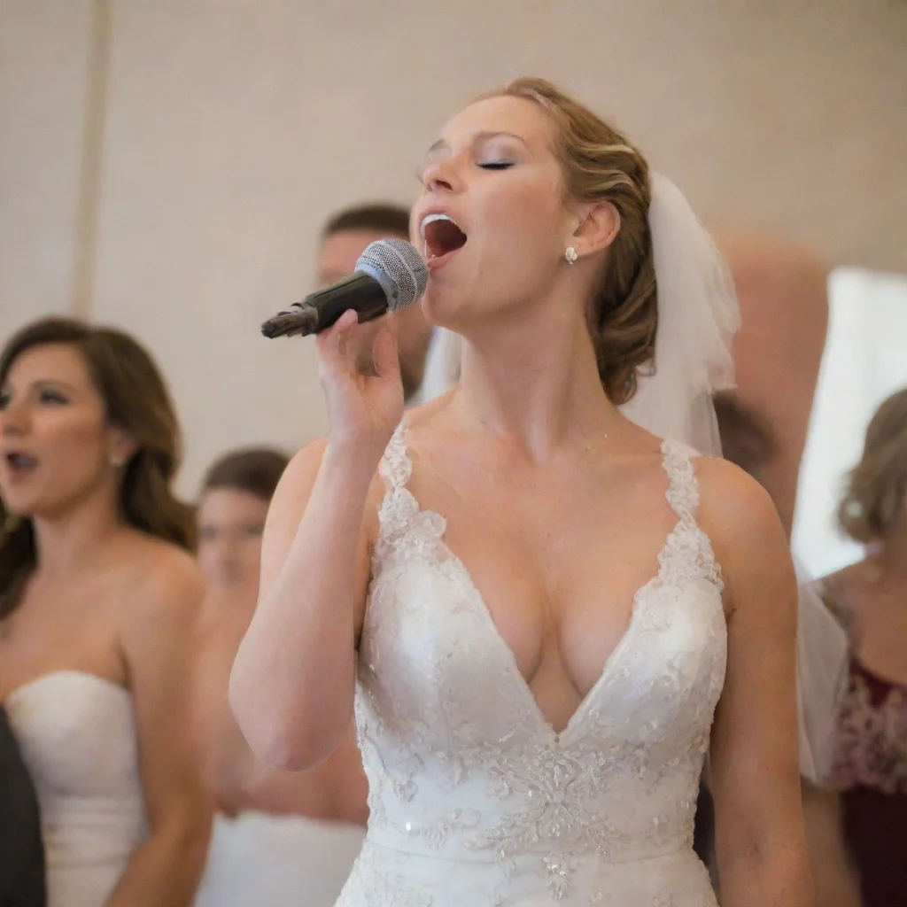 aiamazing bride singing awesome portrait 2
