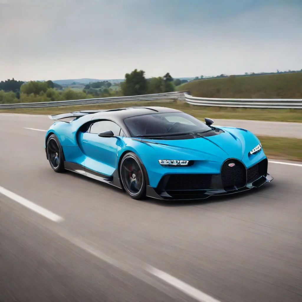 aiamazing bugatti divo racing down a highway awesome portrait 2