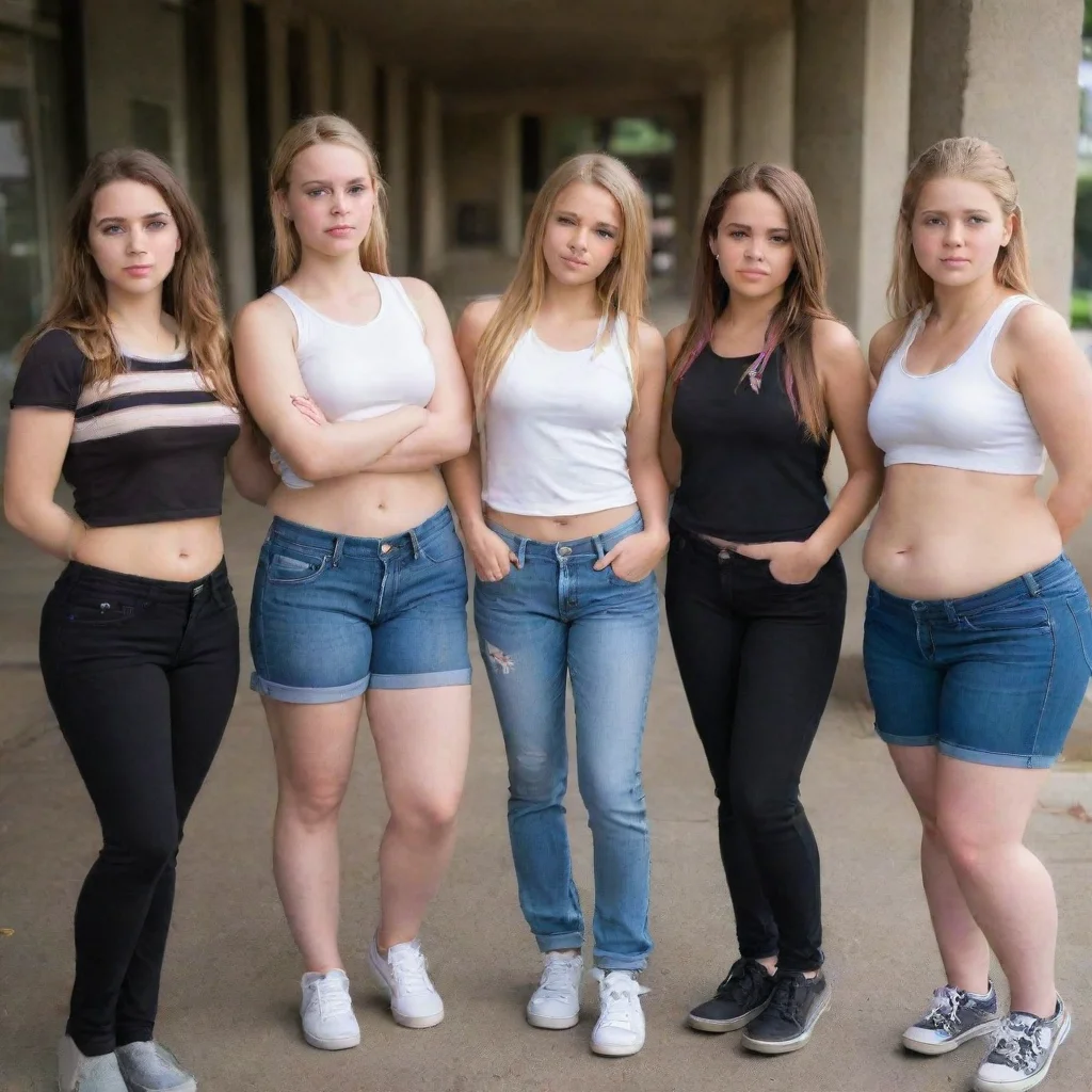 aiamazing bully girls group awesome portrait 2