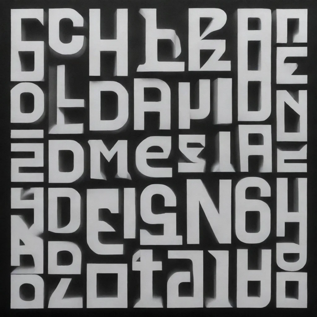 aiamazing calligram large letters blocks of type grid %E2%80%94zineqo awesome portrait 2