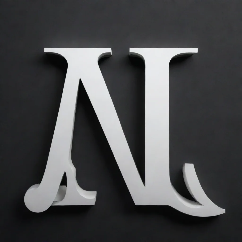 aiamazing calligram with letters amg awesome portrait 2