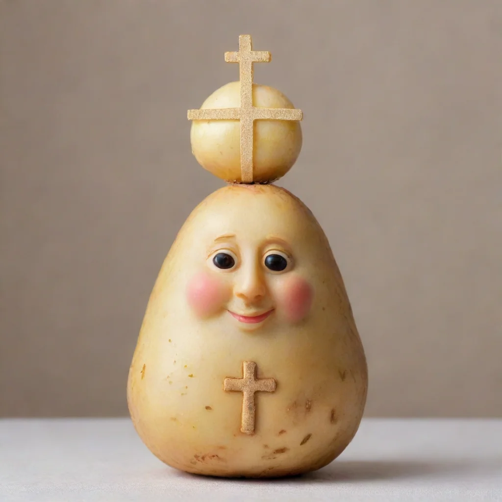 aiamazing catholic potato awesome portrait 2