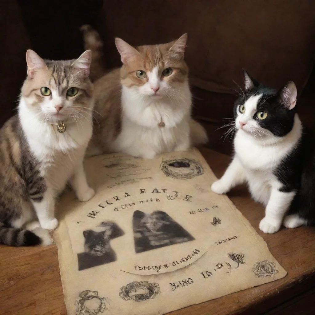 aiamazing cats playing ouija awesome portrait 2