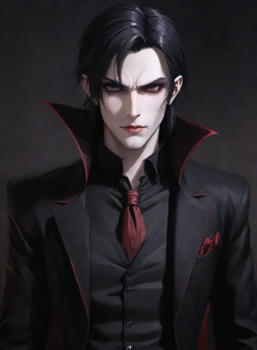 aiamazing character attractive hd anime art vampire man detailed awesome portrait 2 portrait43