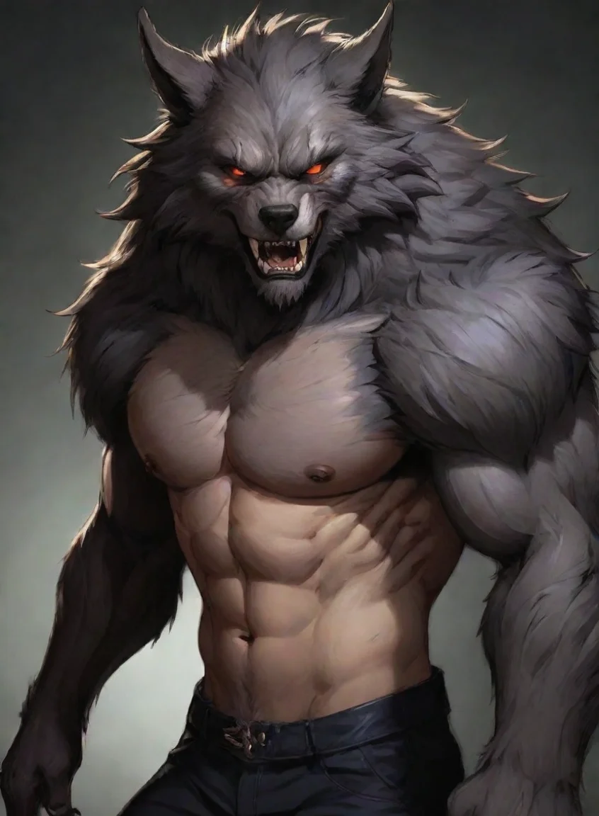 aiamazing character attractive hd anime art werewolf detailed awesome portrait 2 portrait43