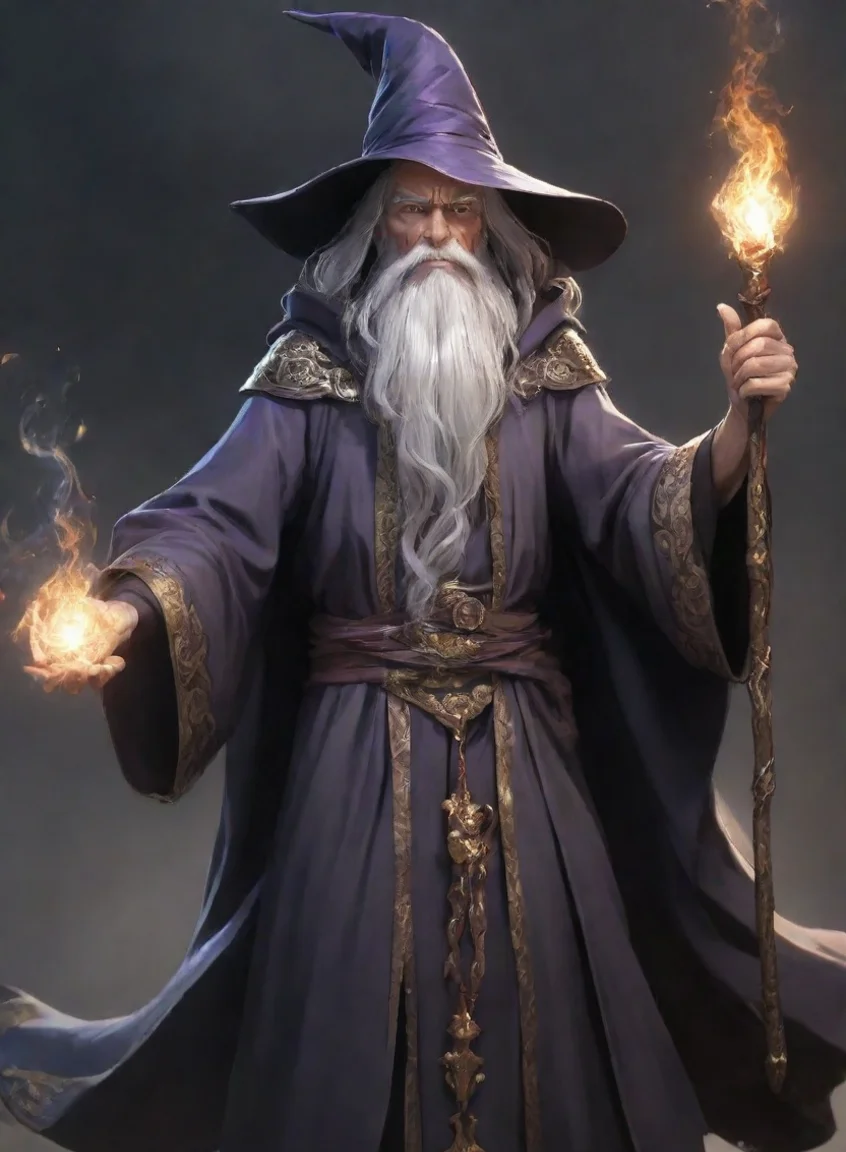 amazing character old wizard hd anime art man  epic detailed awesome portrait 2 portrait43