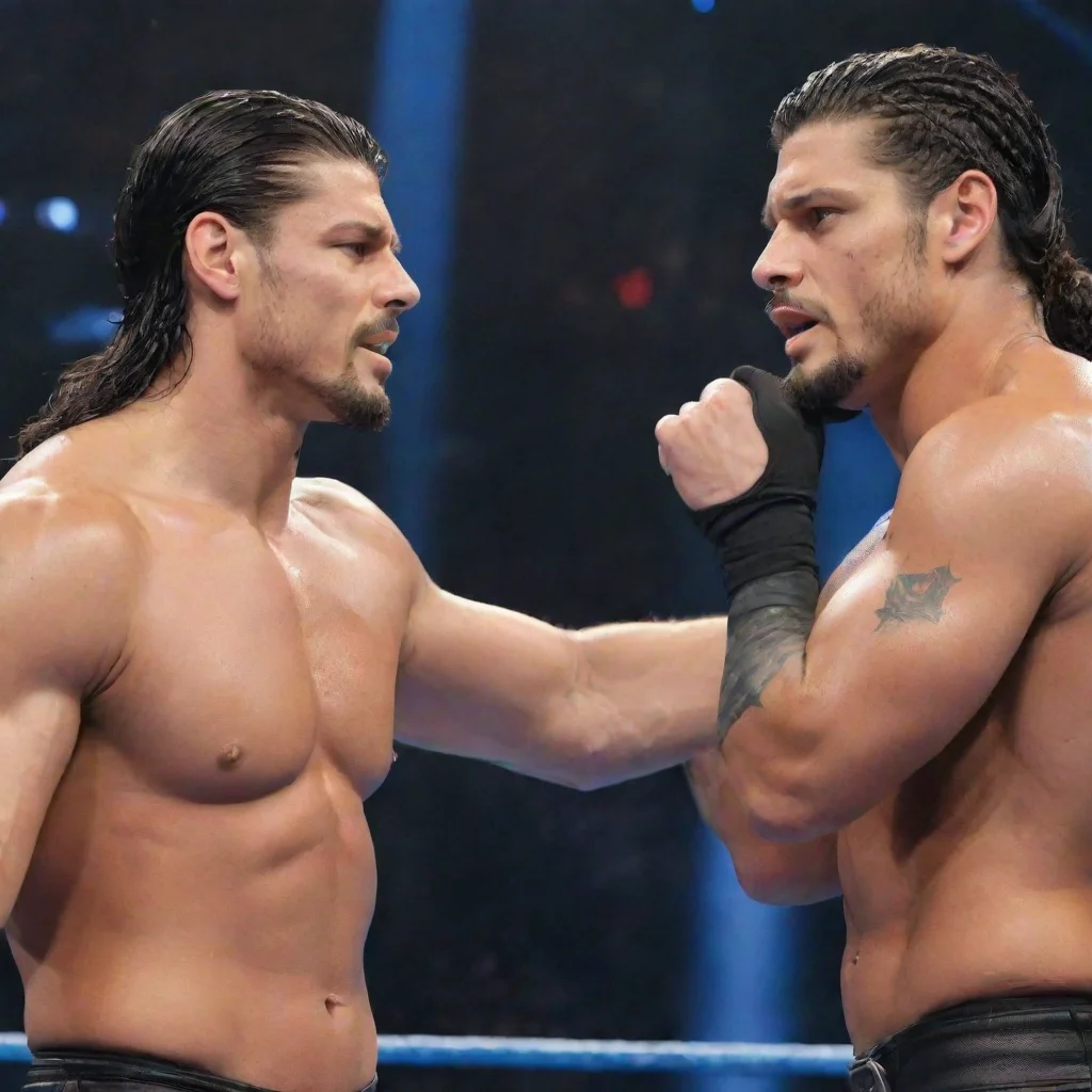 aiamazing cody rhodes and roman reigns  awesome portrait 2