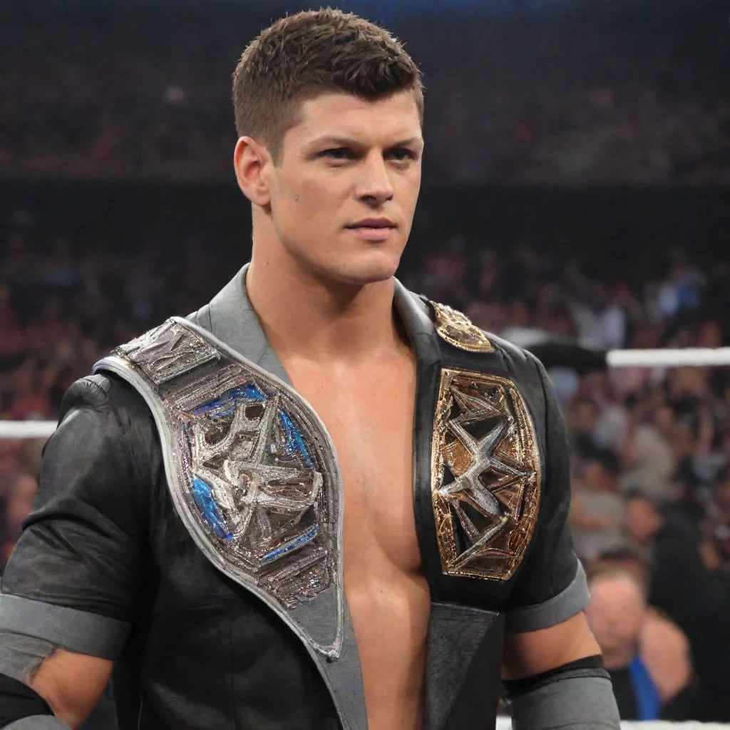 aiamazing cody rhodes has a wwe championship awesome portrait 2