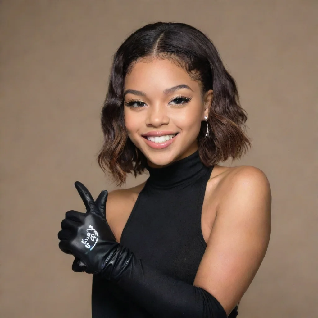 aiamazing coi leray rapper  smiling with black gloves awesome portrait 2