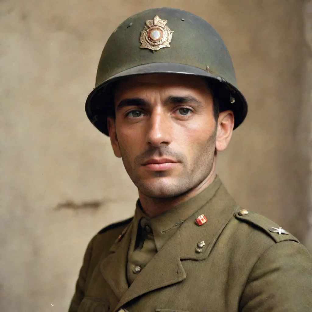 aiamazing crea un soldato italiano nella seconda guerra mondiale  awesome portrait 2