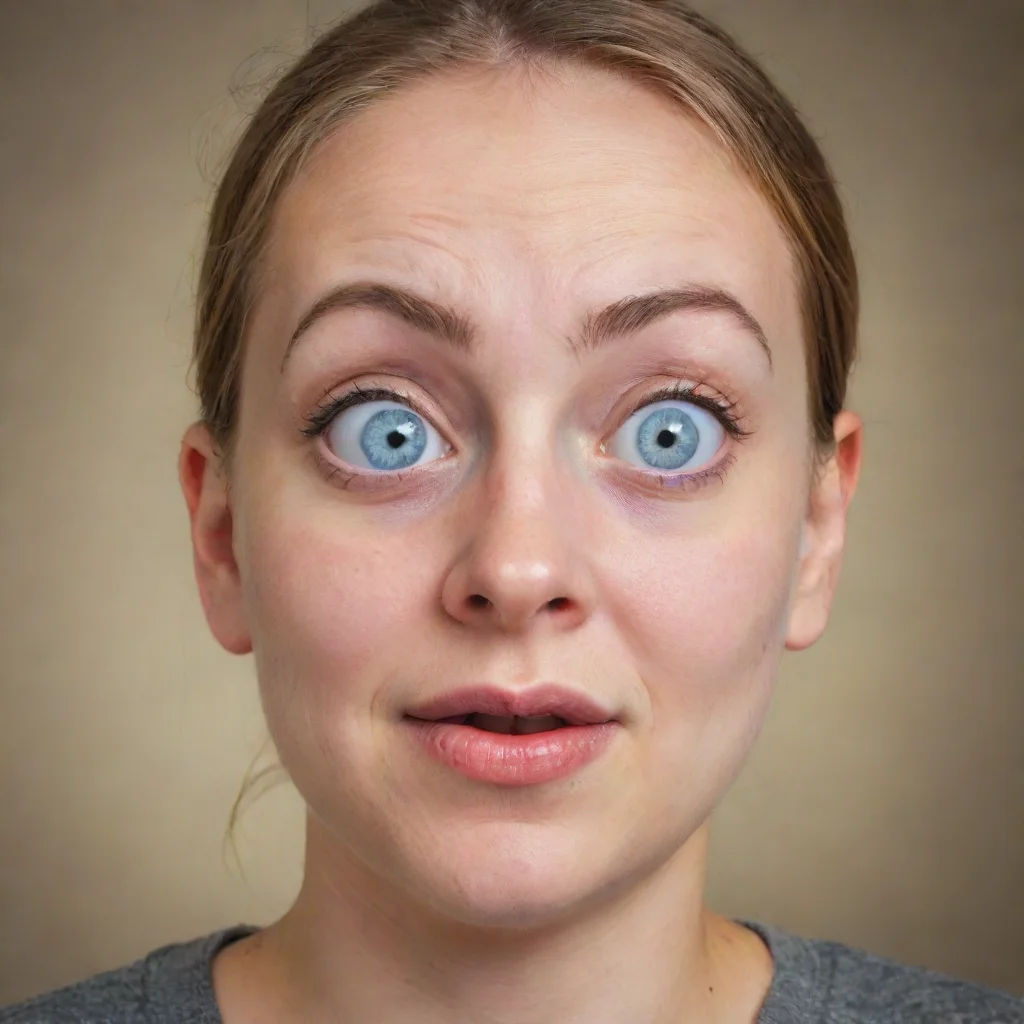 amazing cross eyed silly person awesome portrait 2