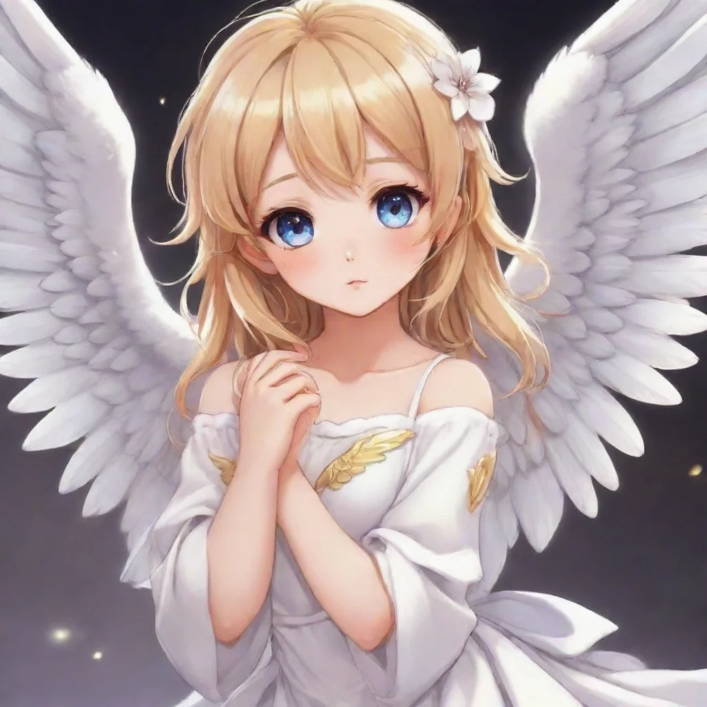 amazing cute anime angel awesome portrait 2