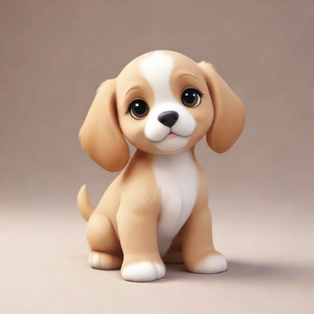 aiamazing cute cartoon puppy small  awesome portrait 2