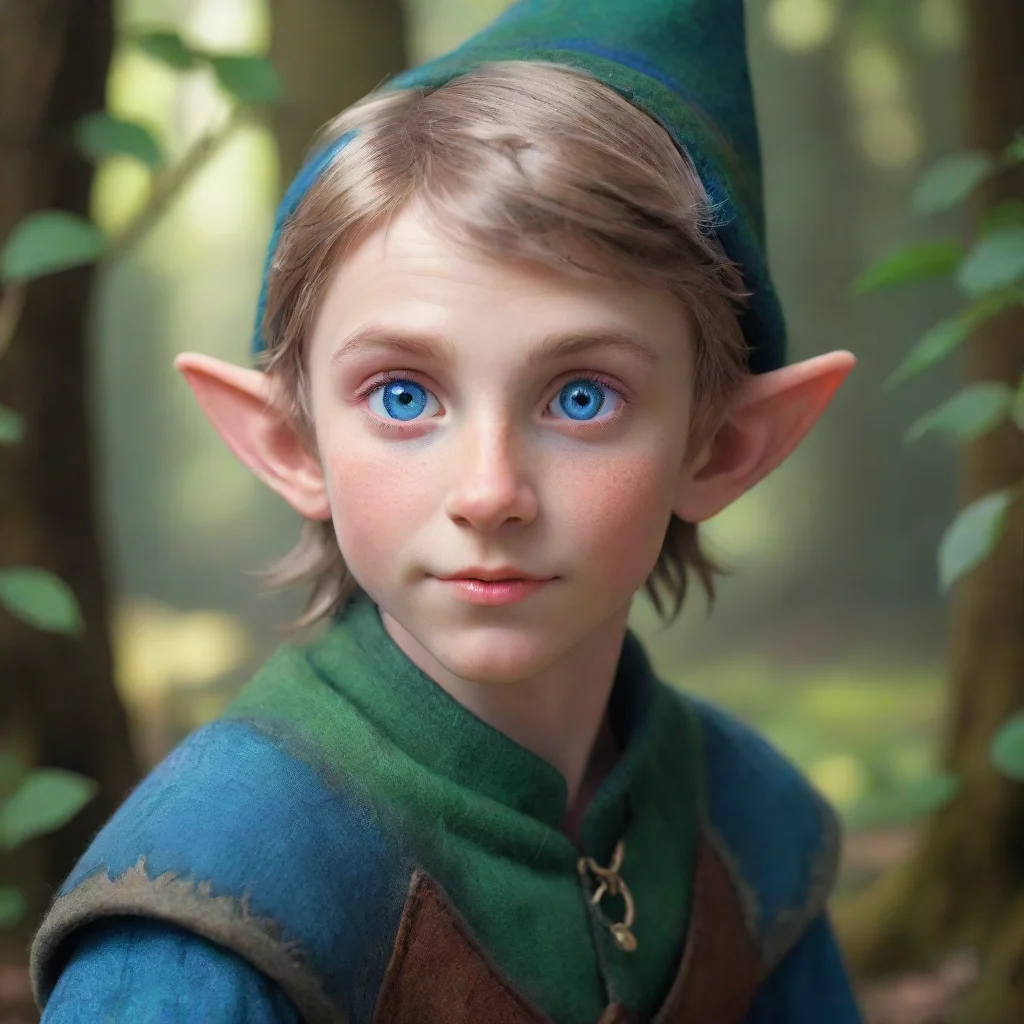 aiamazing cute young male elf with blue eyes awesome portrait 2
