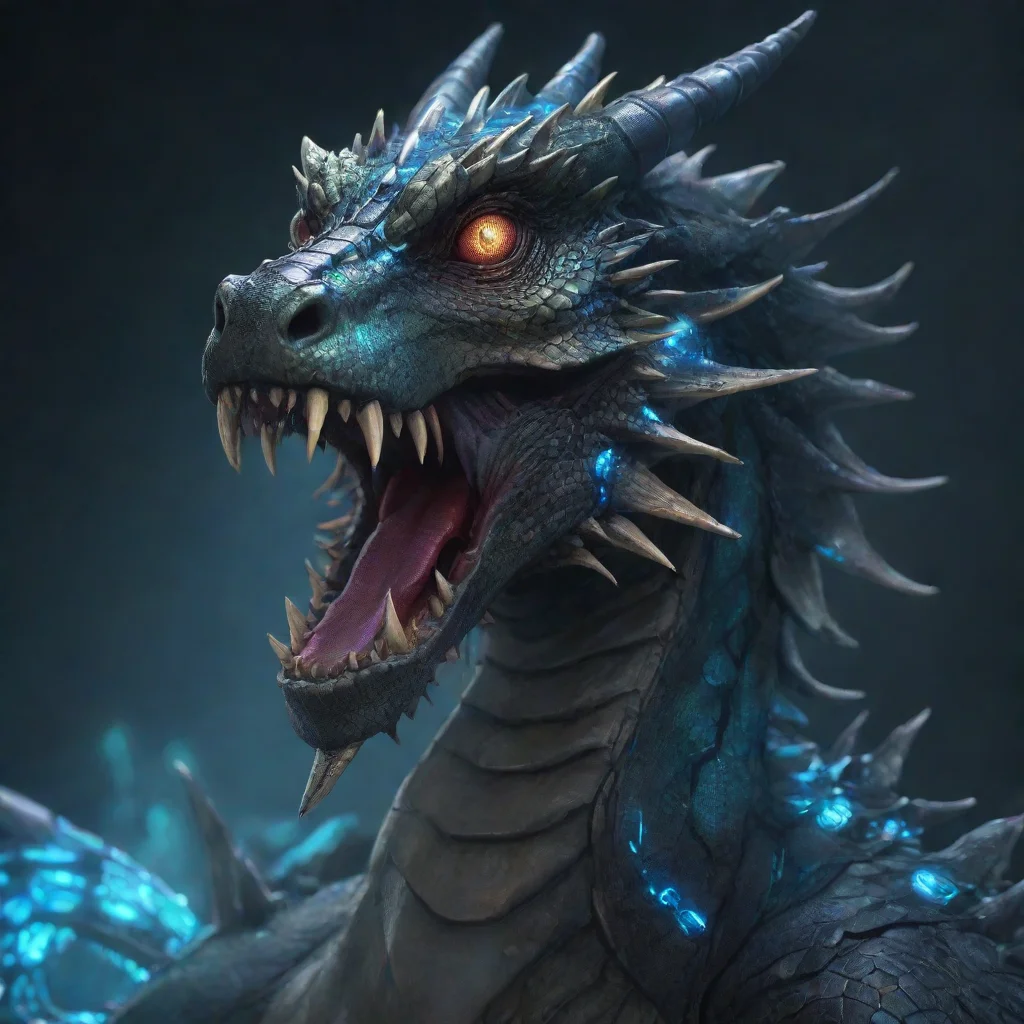 aiamazing cyber dragon awesome portrait 2