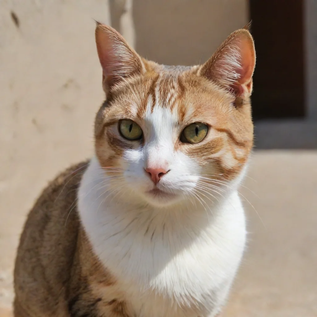 aiamazing cypriot cat looking smug awesome portrait 2