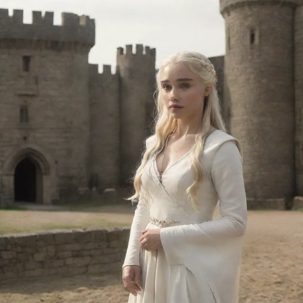 aiamazing daenerys at castle  awesome portrait 2