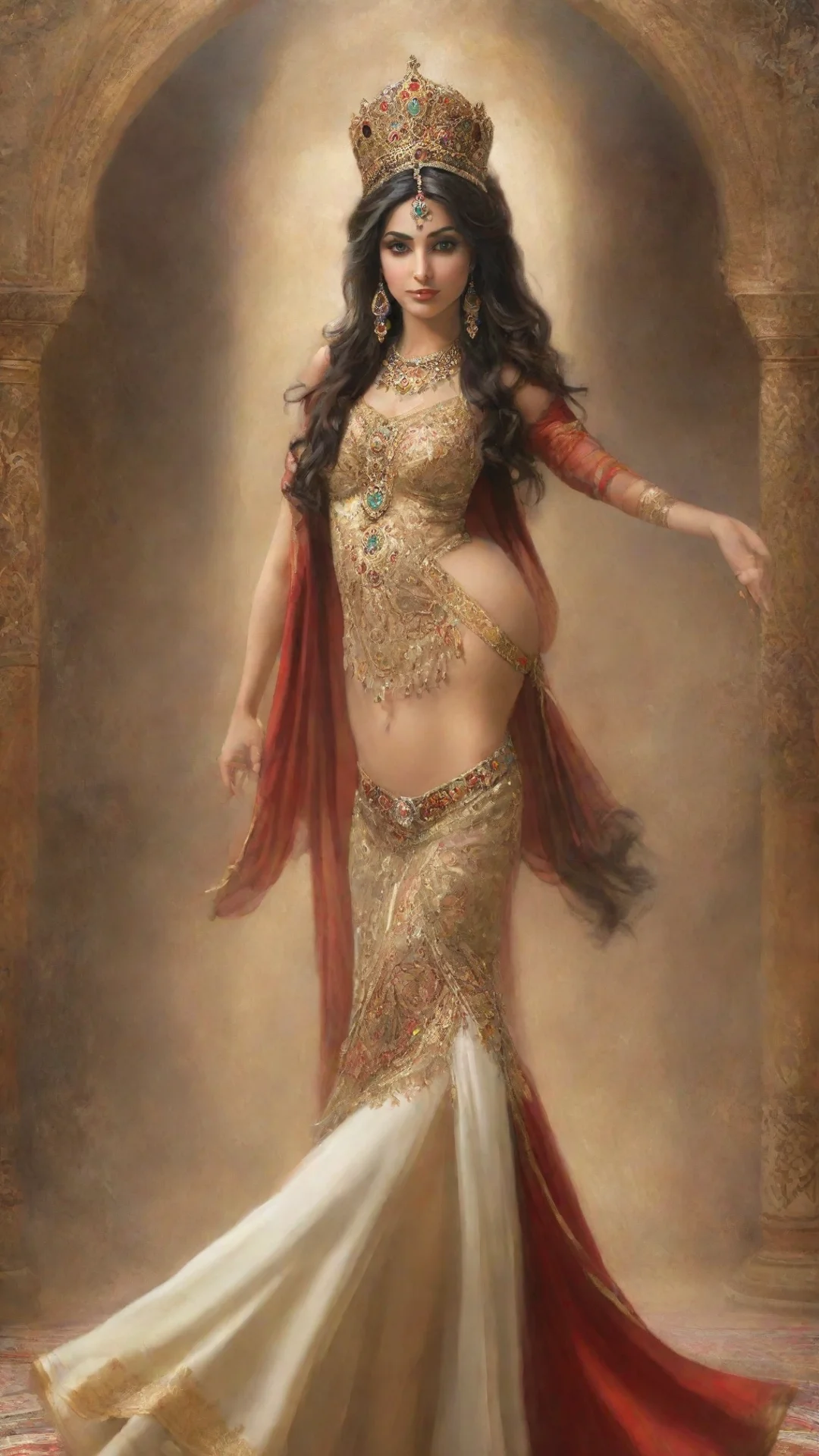 amazing dancing persian queen awesome portrait 2 tall