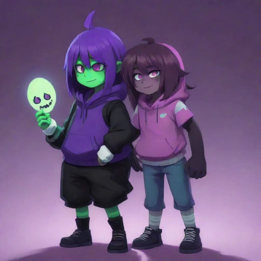 aiamazing deltarune mike and tenna awesome portrait 2