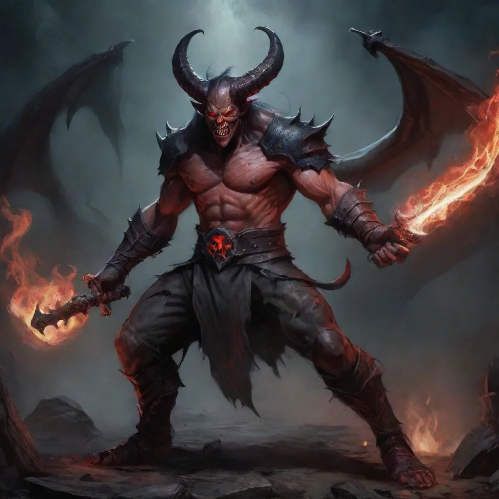 aiamazing demonic fighter awesome portrait 2