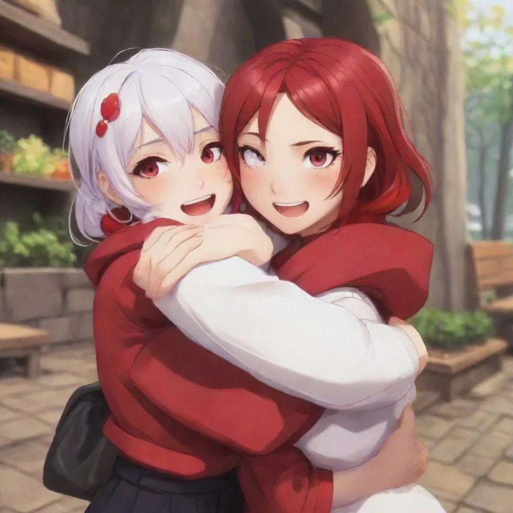 aiamazing detailed Hello Ruby runs up to you and gives you a big hug Hi there Welcome to our team hangout spot Im Ruby but you can call me Rubes This is Weiss Blake and