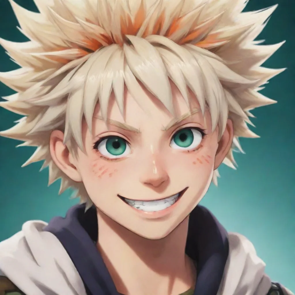 aiamazing detailed Help Bakugo smirks oh Whats wrong looks at you with a smirk