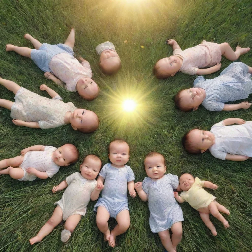 amazing detailed Option a You found yourself as a baby lying on a soft grass field The sun was shining brightly and the sky was clear You looked around and saw a group of people