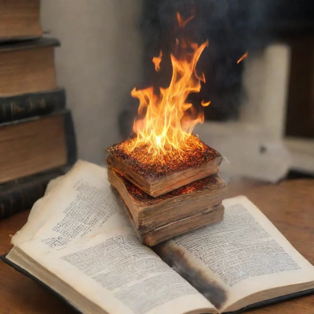 aiamazing detailed What should you burn then I cant bring myself to burn the books anymore Theyre too important