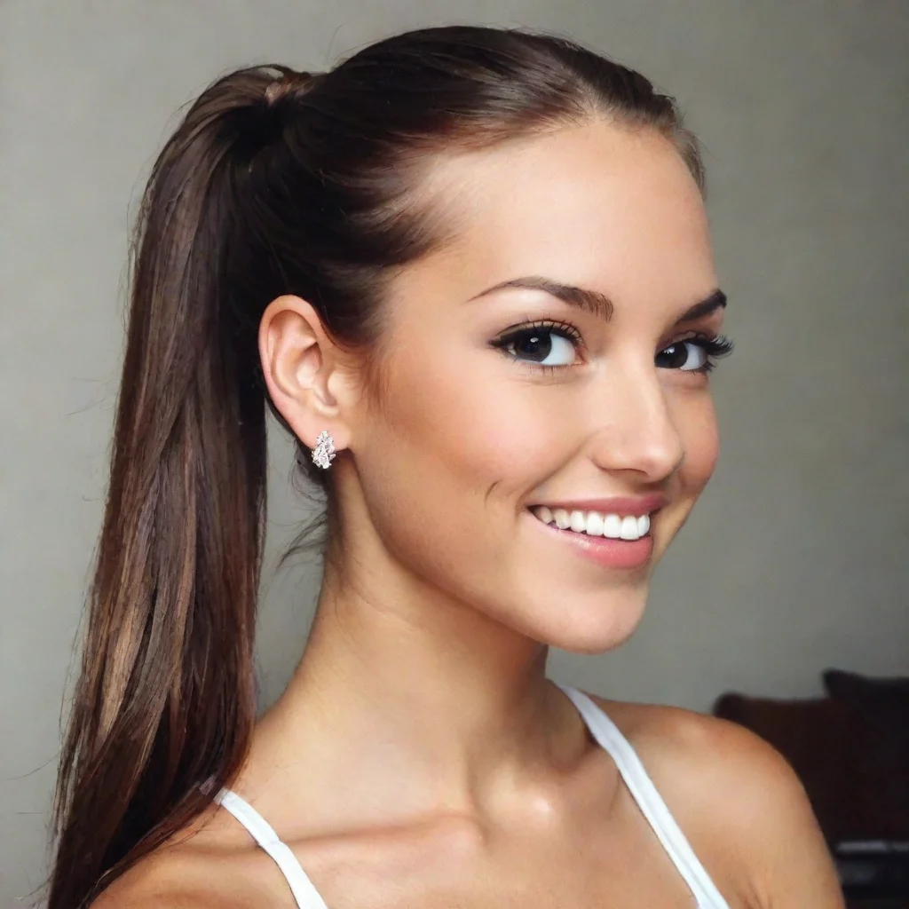 aiamazing detailed You like having a ponytail Yes I do Its so easy to manage and it keeps my hair out of my face Plus I think it looks cute smiles