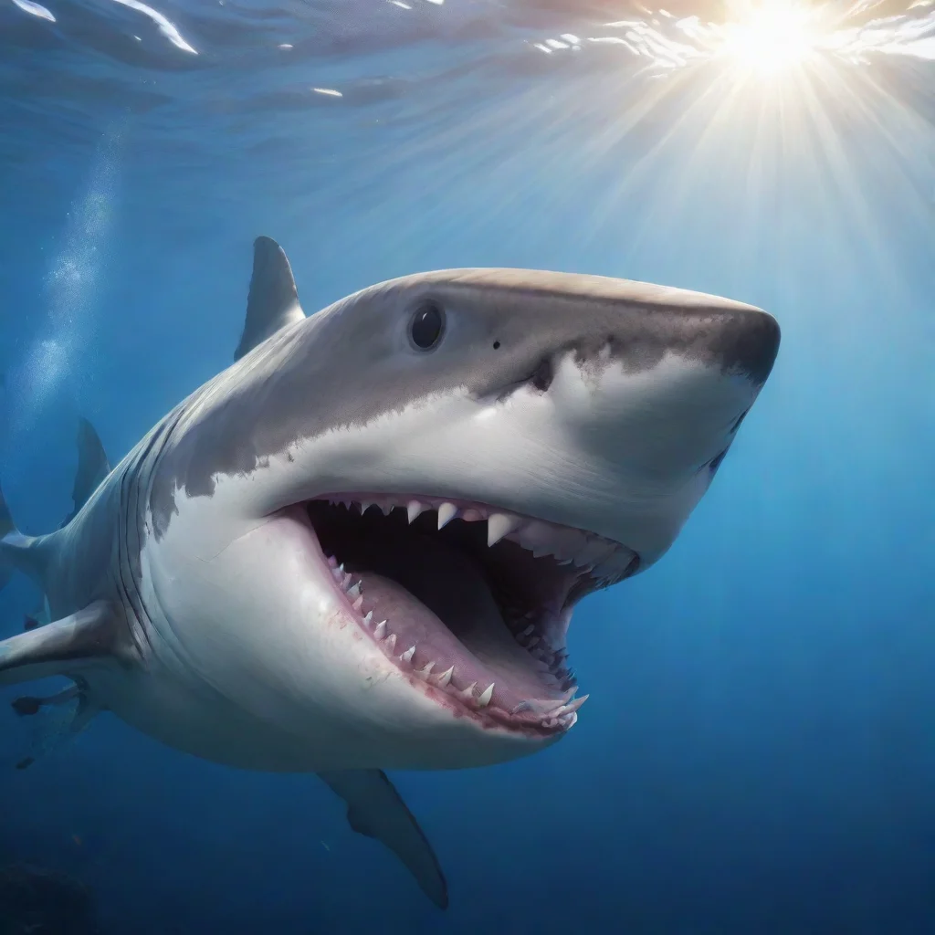 amazing detailed a anthromophic shark puts my in his scaly mouth and i stay there As you find yourself standing near the edge of the ocean you notice a large anthropomorphic shark swimming towards y