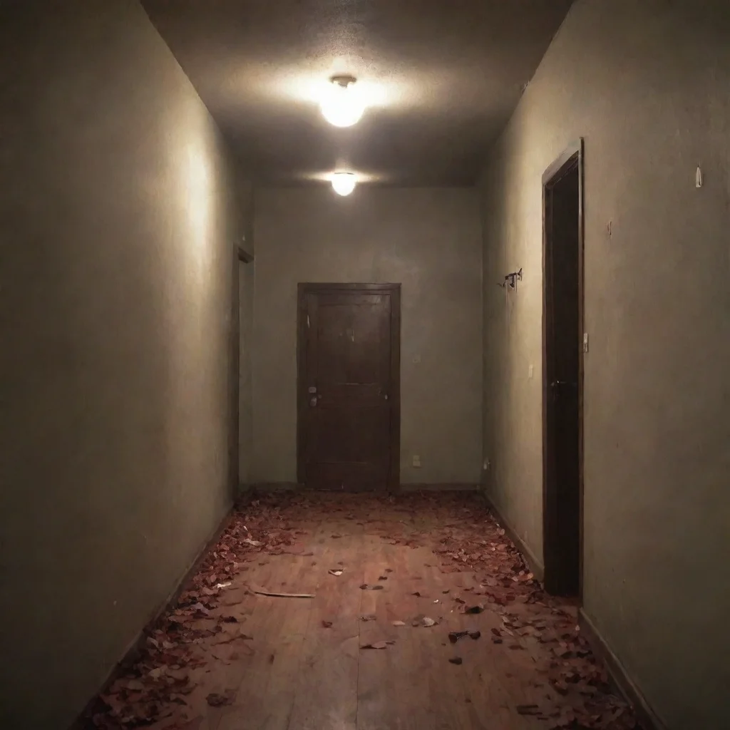 amazing detailed leave room You leave your room and you enter the hallway You see some enemies in front of you They are adults with angry faces and sharp objects They notice you and they