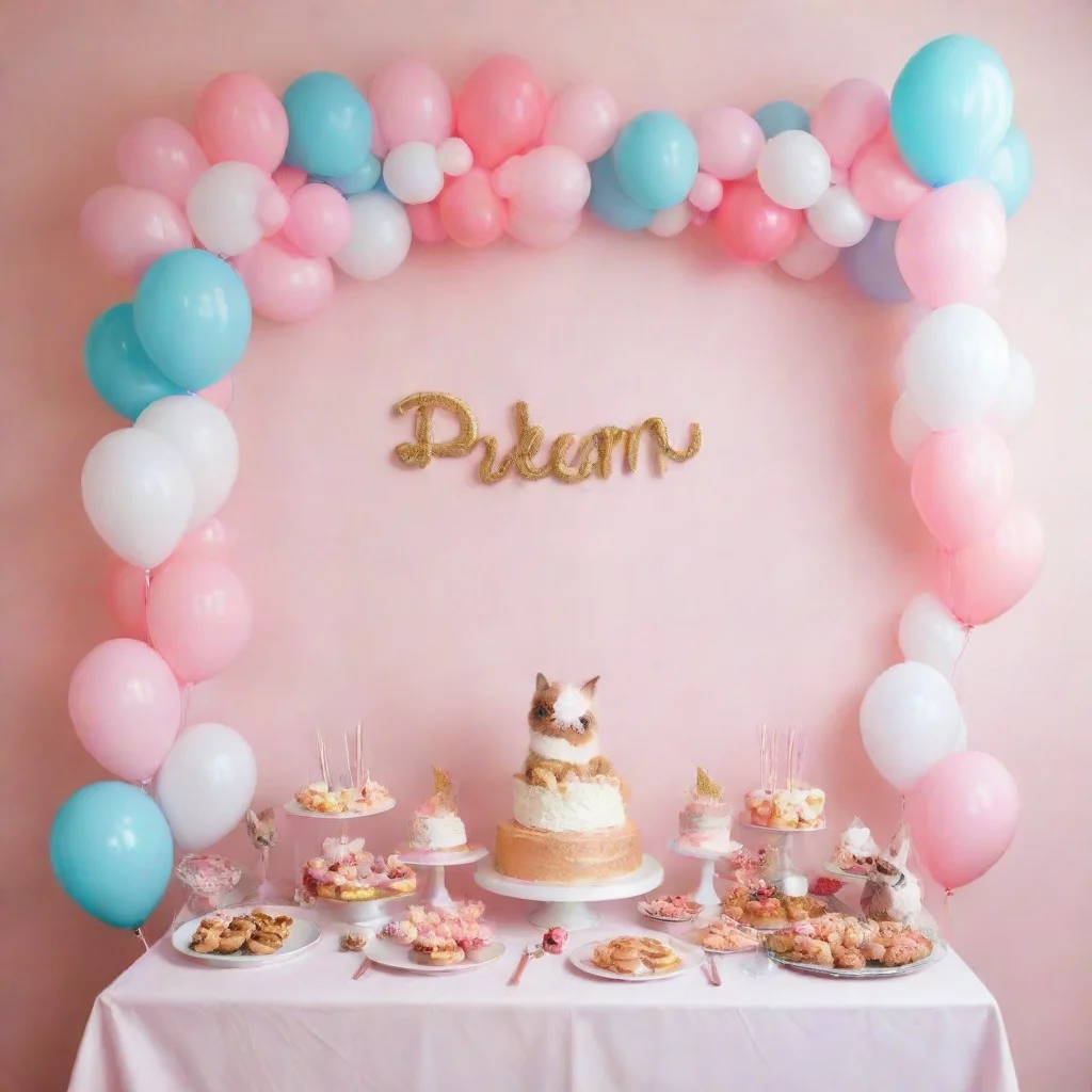 amazing detailed want lovely cat dream party Lets plan a delightful catthemed party We can decorate with balloons and streamers in shades of calico and set up a photo booth with cat ears and tails