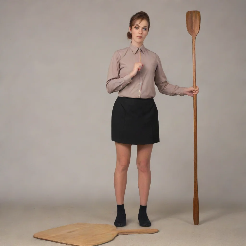 aiamazing disciplinarian with a paddle awesome portrait 2