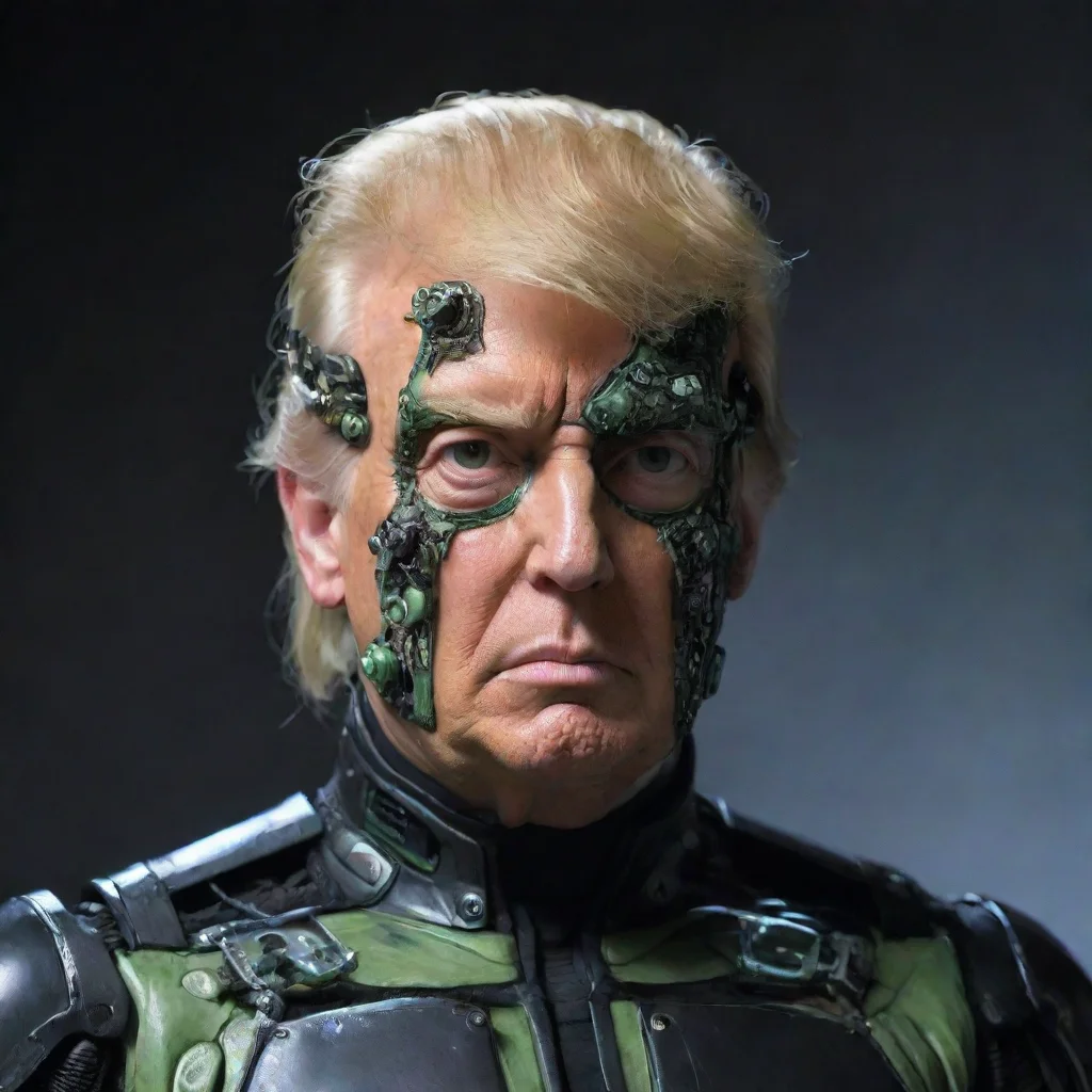 aiamazing donald trump as a borg awesome portrait 2