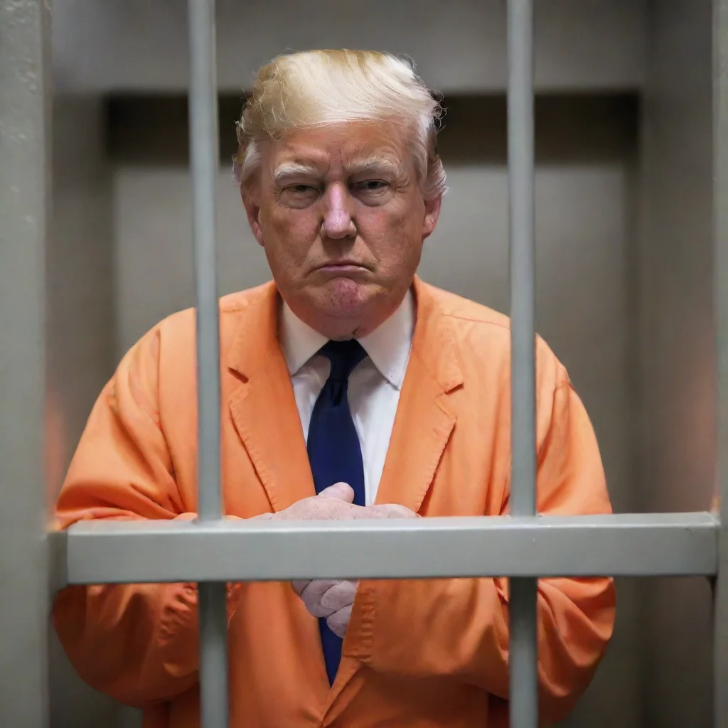 aiamazing donald trump in jail awesome portrait 2