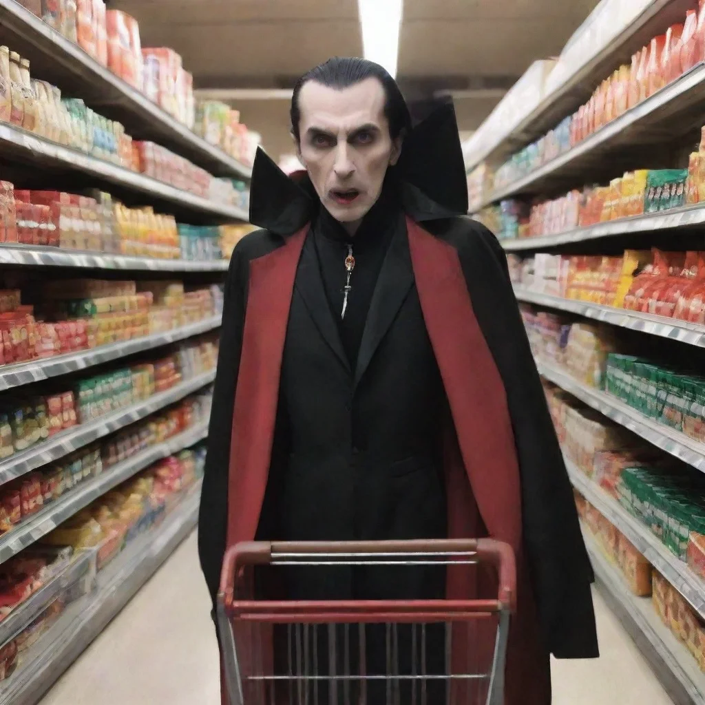 aiamazing dracula in supermarket awesome portrait 2