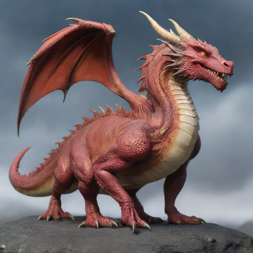 aiamazing dragon  full image head to tail awesome portrait 2