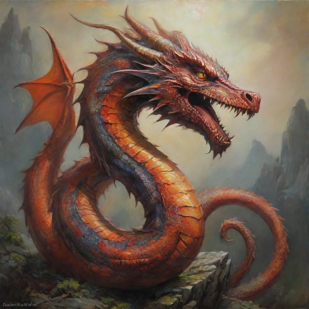 amazing dragon david carson awesome portrait 2