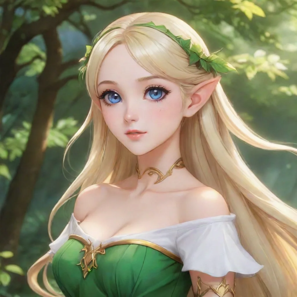 amazing elf beauty grace wanderer anime beauty awesome portrait 2