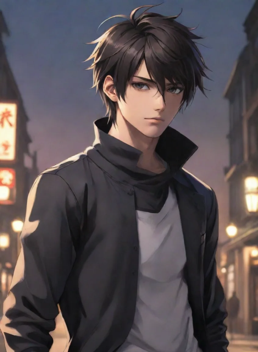 amazing epic hd anime character good looking aesthetic wow artistic detailed hd cool guy awesome portrait 2 portrait43