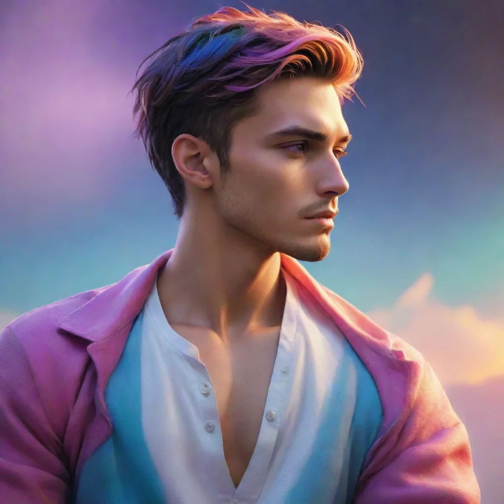 amazing epic male character super chill cool gorgeous stunning pose realism profile pic colorful clear clarity details hd aesthetic best quality awesome portrait 2