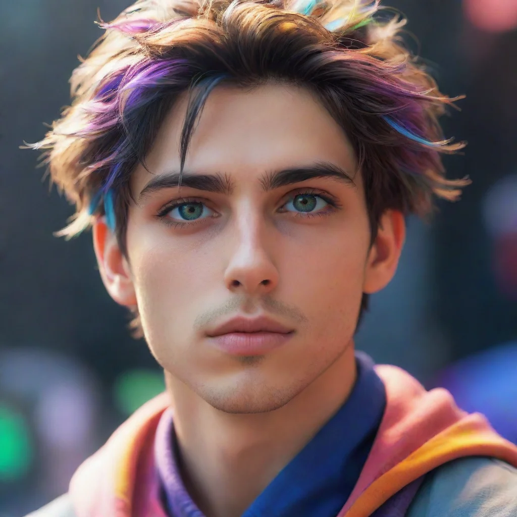 aiamazing epic male character super chill cool gorgeous stunning pose realism profile pic colorful clear clarity details hd aesthetic best quality eyes clear awesome portrait 2